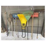 Handled Tools Pitch Forks, Rakes, Shovels,
