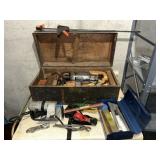 Garage Lot Dormeyer Drill & Bits, vice grip,