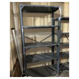 (3) 5- Teir Metal Shelfing No contence