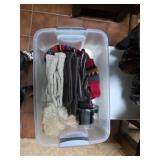 Tote with Hats, Gloves, Ear Muffs