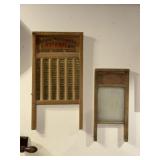 (2) wash boards National, & Victory