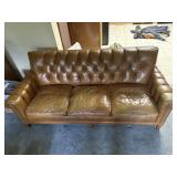 Carl-Forwlunf Vintage Brown Leather Couch