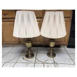 Set of Brass Lamps