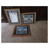 Framed Deer Prints & Inspirational Print