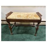 Victorian-style wooden stool