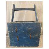 Antique Primitive Wooden Grain Bucket