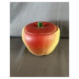 Hull Pottery Blushing Apple Lidded Jar