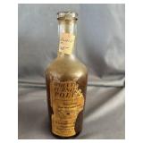 Wolverine Furniture Polish Glass Bottle