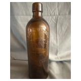 1886 Duffy Malt Whiskey Company Glass Bottle