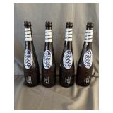 (4) Coors Light Baseball Bat Beer Bottles