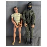 (2) Hasbro GI Joe Action Figures
