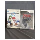 Nintendo Wii Zelda Twilight Princess & Mario Kart