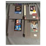(4) Nintendo NES Games Dirty Harry, Super Mario