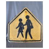 Cross Walk Crossing Street Sign