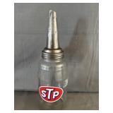 STP Glass Oil Bottle w/ Spout