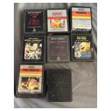 (8) Atari Game Cartridges Atlantis, Missile