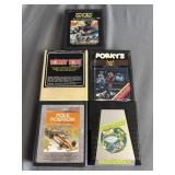 (5) Atari Game Cartridges Pole Position, Frogger,