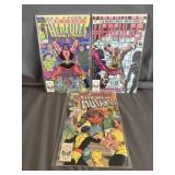(3) Marvel Comic Books Hercules & The New Mutants
