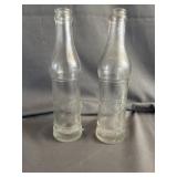 (2) Hilo Soda Works Glass Bottles Hilo, Hawaii