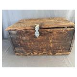 Primitive Wooden Storage Chest