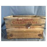 Eatmor Carnberries Wooden Fruit Crate