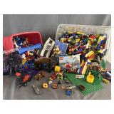 Assorted Legos Figurines, Animals, Weapons,
