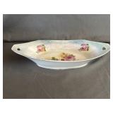 Prussia Lusterware Celery Dish Made in Germany