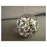 Kerry Zimmerman Glass Art Mulit-Color Paperweight