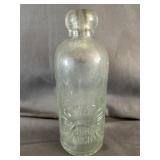 J.G Watkin Hutchinson Glass Beverage Bottle St.