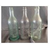 (3) The Ionia Bottling Works Beverage Bottles