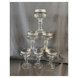 (6) Red Nek Martini Mason Jar Glasses by Carson