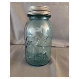 Ball Perfect Mason Quart Jar #13 w/ Zinc Lid
