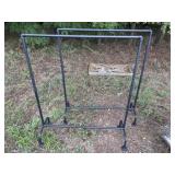(2) Metal Clothing Racks