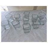 (11) Square Vases/Candle Holders