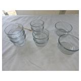 (2) Anchor Hocking 2 C Bowls, (7) Anchor Hocking