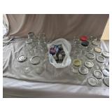 Canning Jars & Rings: Ball, Kerr, Quart(8), Pint