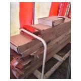 3/4"X 3 1/4" Clear Brazilian Cherry 7 Boxes