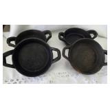 (8) Cast Iron Individual Serving Pans
