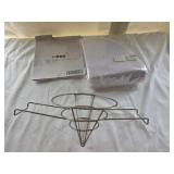 Winco 10" Fryer Filter Stand with Rayon Cloth