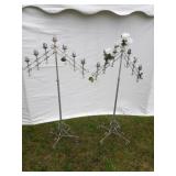Standing 7 candle candle sticks fully adjustable