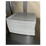 10.5ï¿½x10.5ï¿½ Bright White ITI china 19 plates