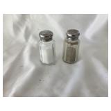 59 Clear Glass Salt & Pepper Shakers & Hefty