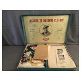 1946 Tailor Salesman Sample Box: Fabric,