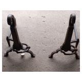Antique log irons