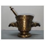 Vintage Pharmacy & apothecary solid heavy brass