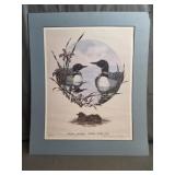 Loon Family Print,  Kathleen Whitehead,  Signed,