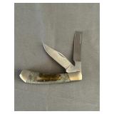 Frost Cutlery Pocket Knife with Straight Razor