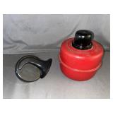 12v Electric Snail Horn, Red/Black Truck Flare