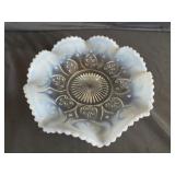 Northwood Glass Opalescent ï¿½Cashewï¿½ Bowl