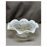 White Opalescent Dish